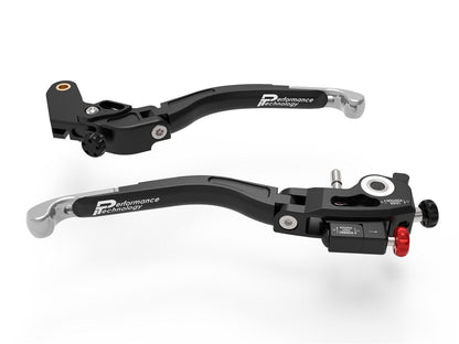 L27 - PERFORMANCE TECHNOLOGY Aprilia RS 660 / RSV4 / Tuono 660 / V4 (2020+) Handlebar Levers "Ultimate" (double adjustable) – Accessories in the Motoraider Motorcycle Aftermarket Accessories and Parts Online Shop