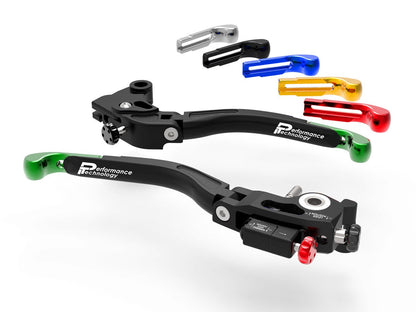 L29 - PERFORMANCE TECHNOLOGY Kawasaki ZX-10R (2021+) Adjustable Handlebar Levers "Ultimate" – Accessories in the Motoraider Motorcycle Aftermarket Accessories and Parts Online Shop
