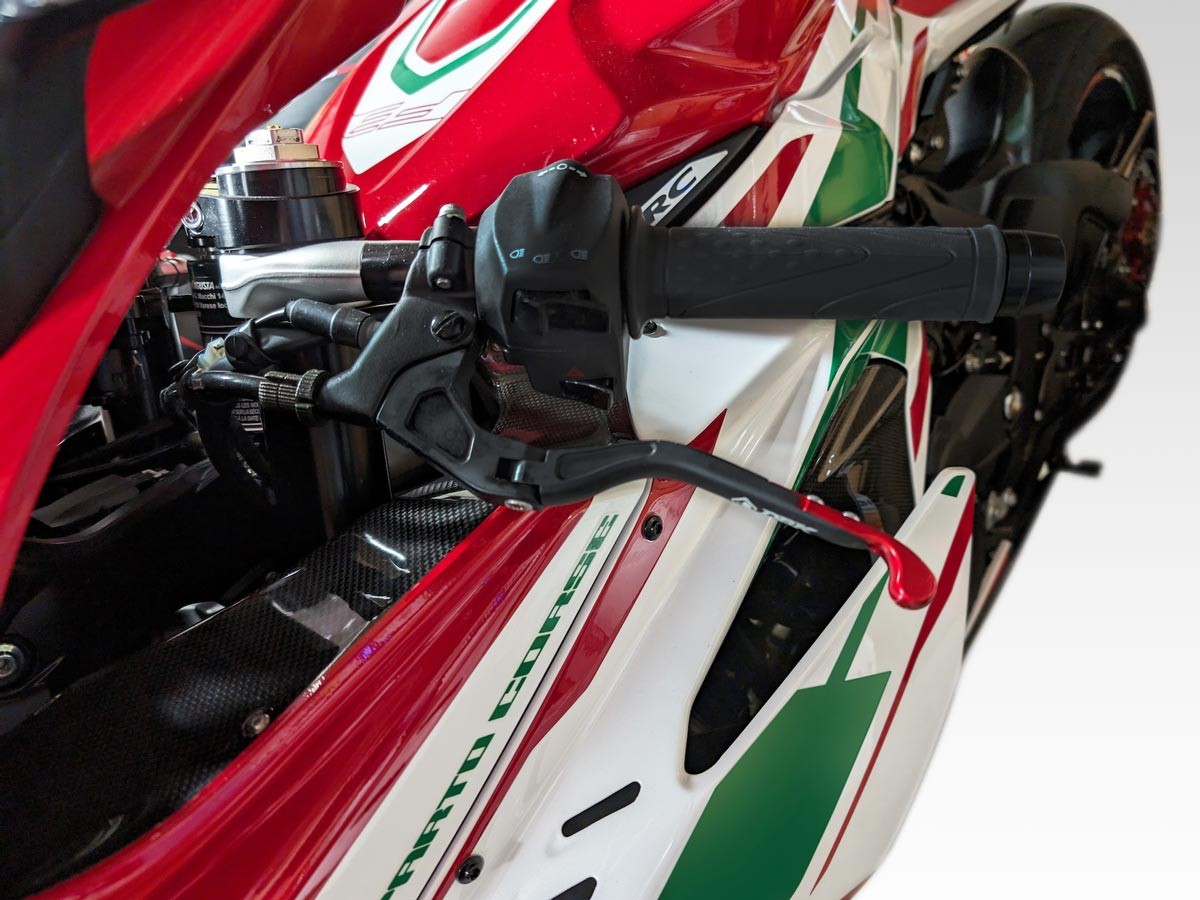 L34 - DBK MV Agusta F3 / Superveloce 800 Adjustable Handlebar Levers "EVO Ultimate" – Accessories in the Motoraider Motorcycle Aftermarket Accessories and Parts Online Shop