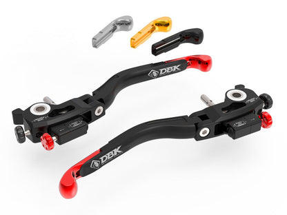 L38 - DBK Moto Guzzi V100 Mandello (2022+) / KTM Superduke 1390 (2024+) Double Adjusable Handlebar Levers "Ultimate" – Accessories in the Motoraider Motorcycle Aftermarket Accessories and Parts Online Shop