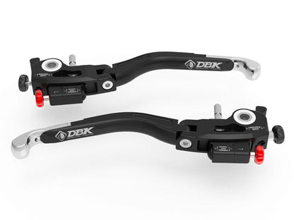 L38 - DBK Moto Guzzi V100 Mandello (2022+) / KTM Superduke 1390 (2024+) Double Adjusable Handlebar Levers "Ultimate" – Accessories in the Motoraider Motorcycle Aftermarket Accessories and Parts Online Shop