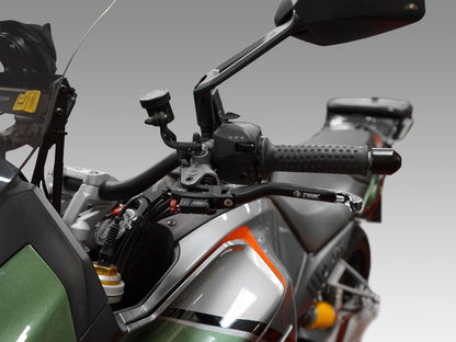 L38 - DBK Moto Guzzi V100 Mandello (2022+) / KTM Superduke 1390 (2024+) Double Adjusable Handlebar Levers "Ultimate" – Accessories in the Motoraider Motorcycle Aftermarket Accessories and Parts Online Shop