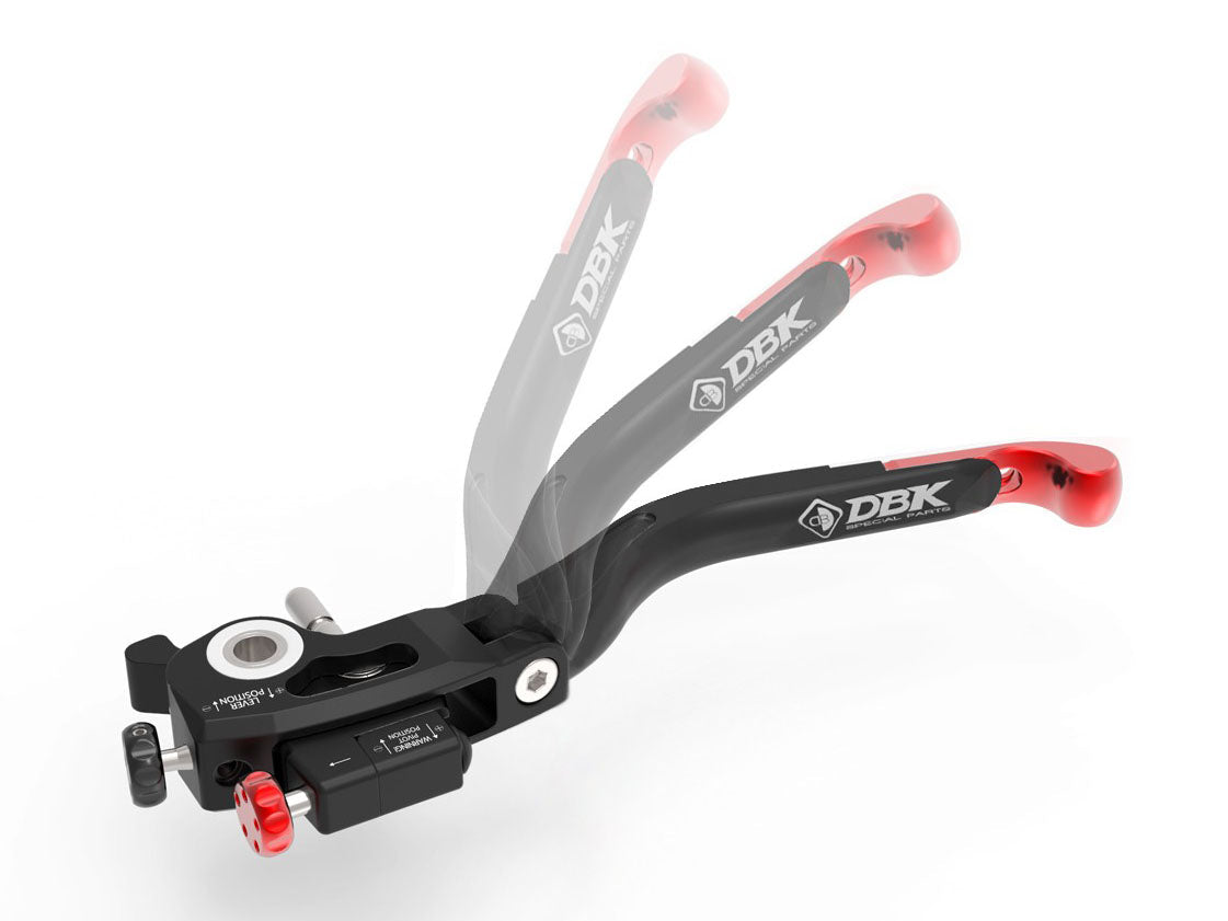 L38 - DBK Moto Guzzi V100 Mandello (2022+) / KTM Superduke 1390 (2024+) Double Adjusable Handlebar Levers "Ultimate" – Accessories in the Motoraider Motorcycle Aftermarket Accessories and Parts Online Shop