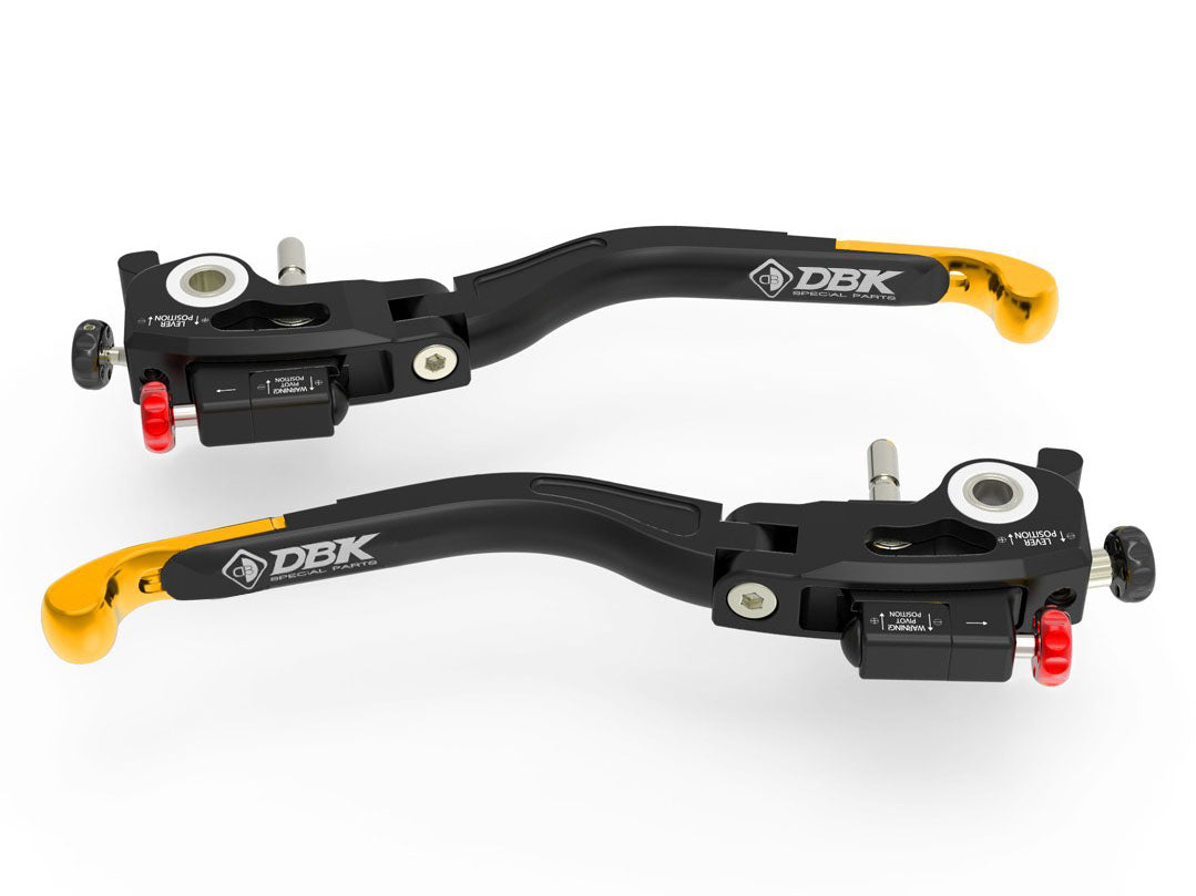 L38 - DBK Moto Guzzi V100 Mandello (2022+) / KTM Superduke 1390 (2024+) Double Adjusable Handlebar Levers "Ultimate" – Accessories in the Motoraider Motorcycle Aftermarket Accessories and Parts Online Shop