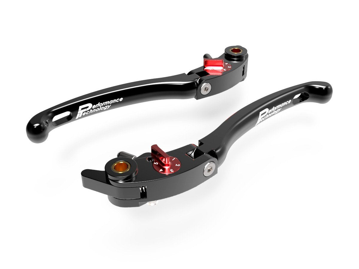 LE01 - PERFORMANCE TECHNOLOGY Ducati / Aprilia Handlebar Levers "Eco GP 1" (adjustable) – Accessories in the Motoraider Motorcycle Aftermarket Accessories and Parts Online Shop