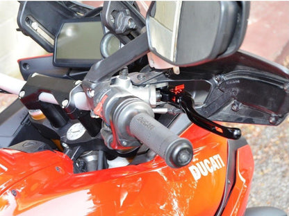 LE01 - PERFORMANCE TECHNOLOGY Ducati / Aprilia Handlebar Levers "Eco GP 1" (adjustable) – Accessories in the Motoraider Motorcycle Aftermarket Accessories and Parts Online Shop