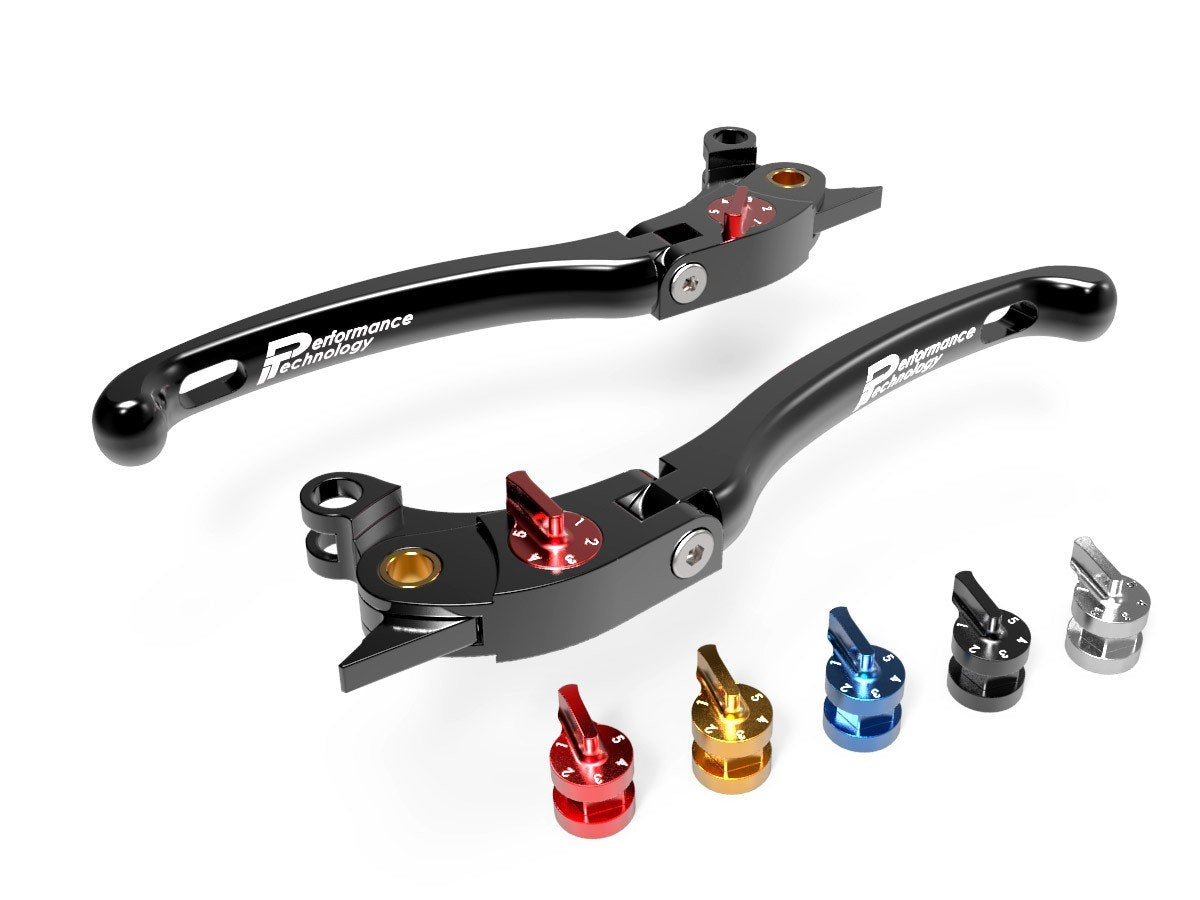 LE02 - PERFORMANCE TECHNOLOGY Ducati / Aprilia "Eco GP 1" Adjustable Handlebar Levers – Accessories in the Motoraider Motorcycle Aftermarket Accessories and Parts Online Shop