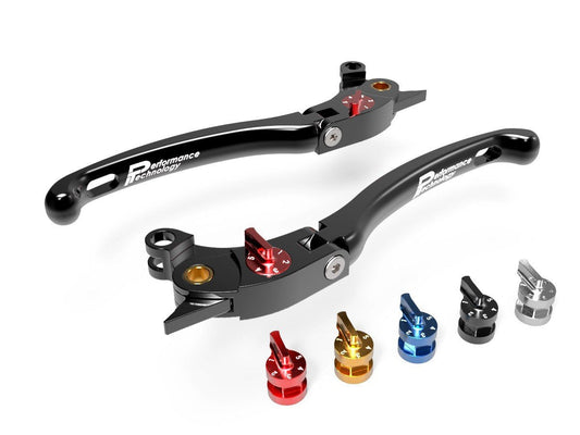 LE02 - PERFORMANCE TECHNOLOGY Ducati / Aprilia "Eco GP 1" Adjustable Handlebar Levers – Accessories in the Motoraider Motorcycle Aftermarket Accessories and Parts Online Shop
