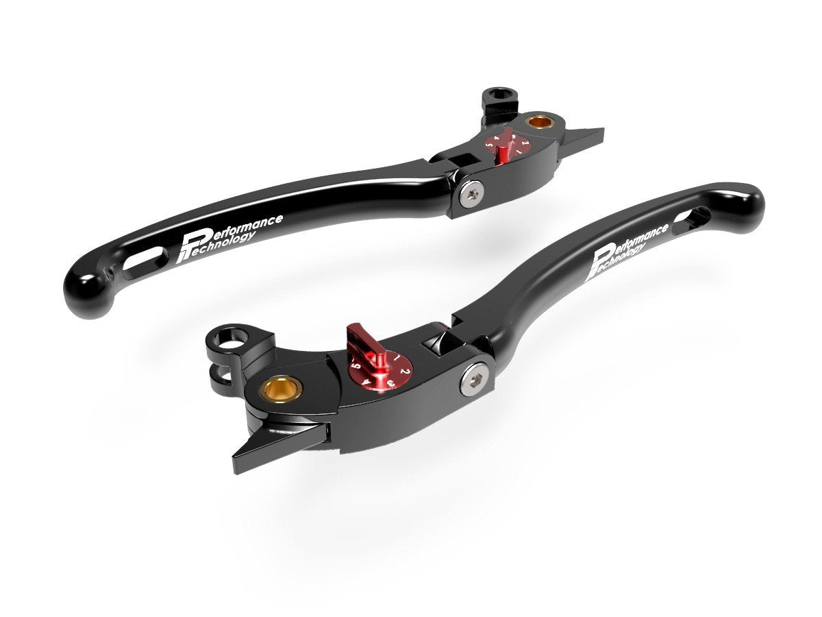 LE02 - PERFORMANCE TECHNOLOGY Ducati / Aprilia "Eco GP 1" Adjustable Handlebar Levers – Accessories in the Motoraider Motorcycle Aftermarket Accessories and Parts Online Shop
