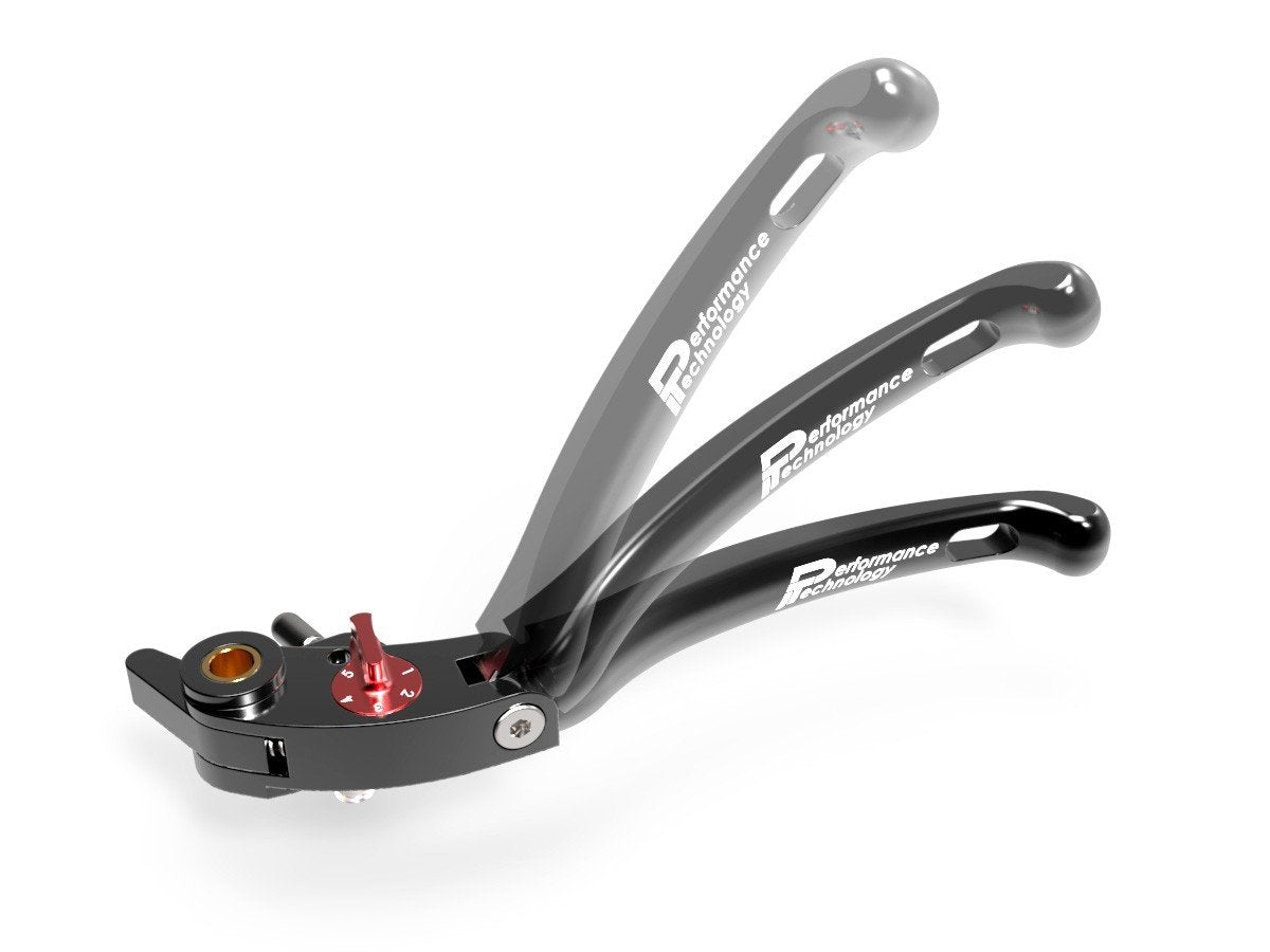 LE03 - PERFORMANCE TECHNOLOGY Ducati Adjustable Handlebar Levers "Eco GP 1" – Accessories in the Motoraider Motorcycle Aftermarket Accessories and Parts Online Shop