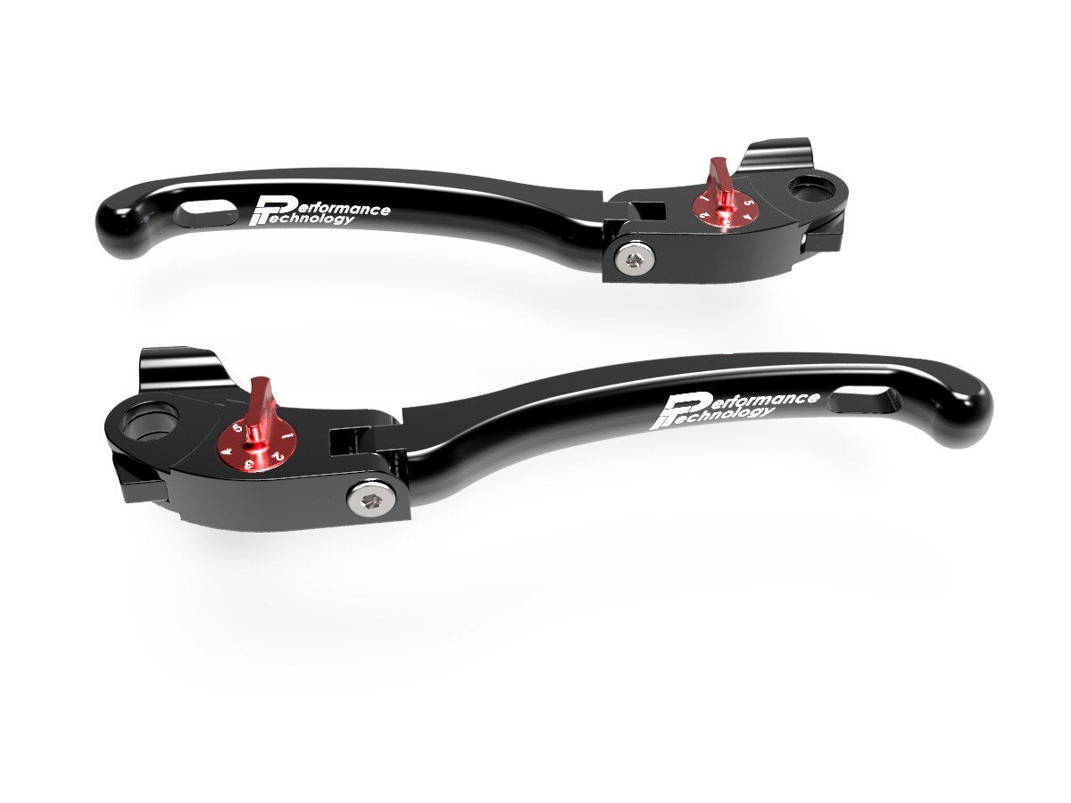 LE03 - PERFORMANCE TECHNOLOGY Ducati Adjustable Handlebar Levers "Eco GP 1" – Accessories in the Motoraider Motorcycle Aftermarket Accessories and Parts Online Shop