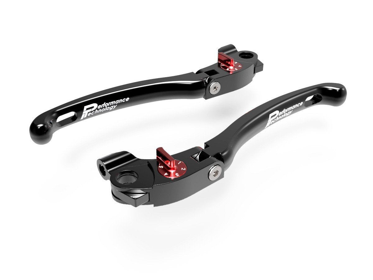 LE03 - PERFORMANCE TECHNOLOGY Ducati Adjustable Handlebar Levers "Eco GP 1" – Accessories in the Motoraider Motorcycle Aftermarket Accessories and Parts Online Shop