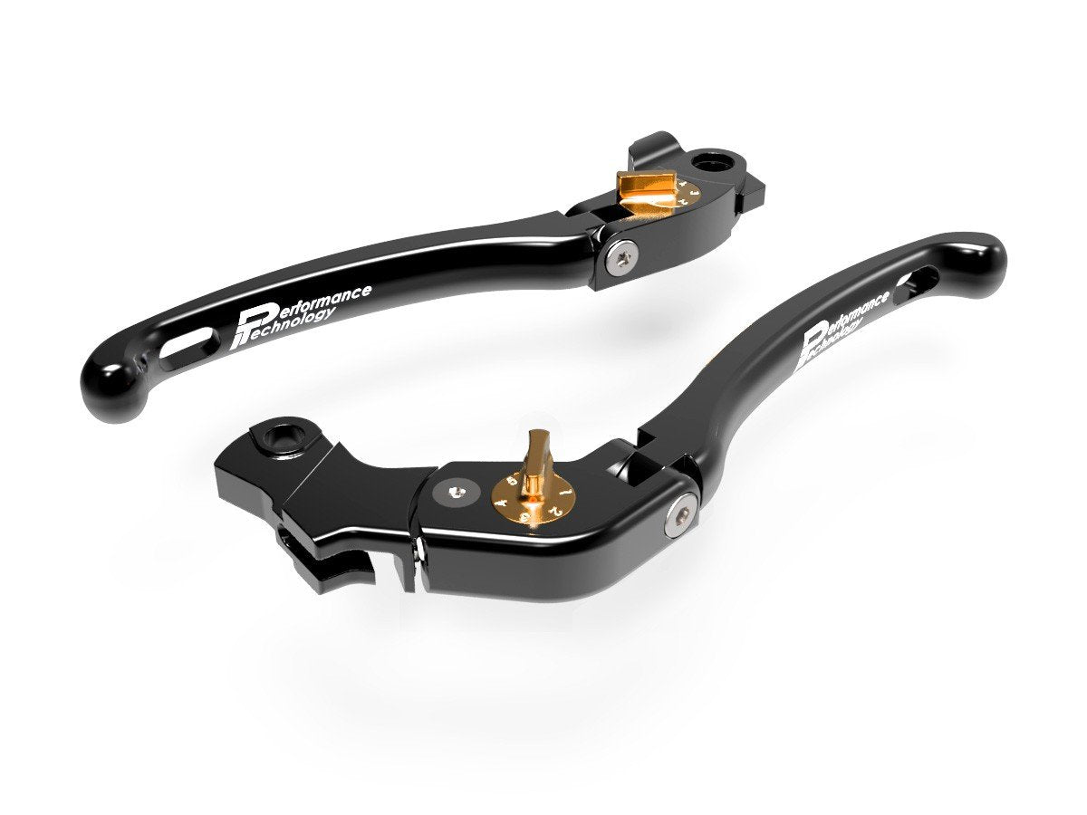 LE04 - PERFORMANCE TECHNOLOGY Ducati Adjustable Handlebar Levers "Eco GP 1" – Accessories in the Motoraider Motorcycle Aftermarket Accessories and Parts Online Shop