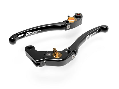LE06 - PERFORMANCE TECHNOLOGY Aprilia / Yamaha Adjustable Handlebar Levers "Eco GP 1" – Accessories in the Motoraider Motorcycle Aftermarket Accessories and Parts Online Shop
