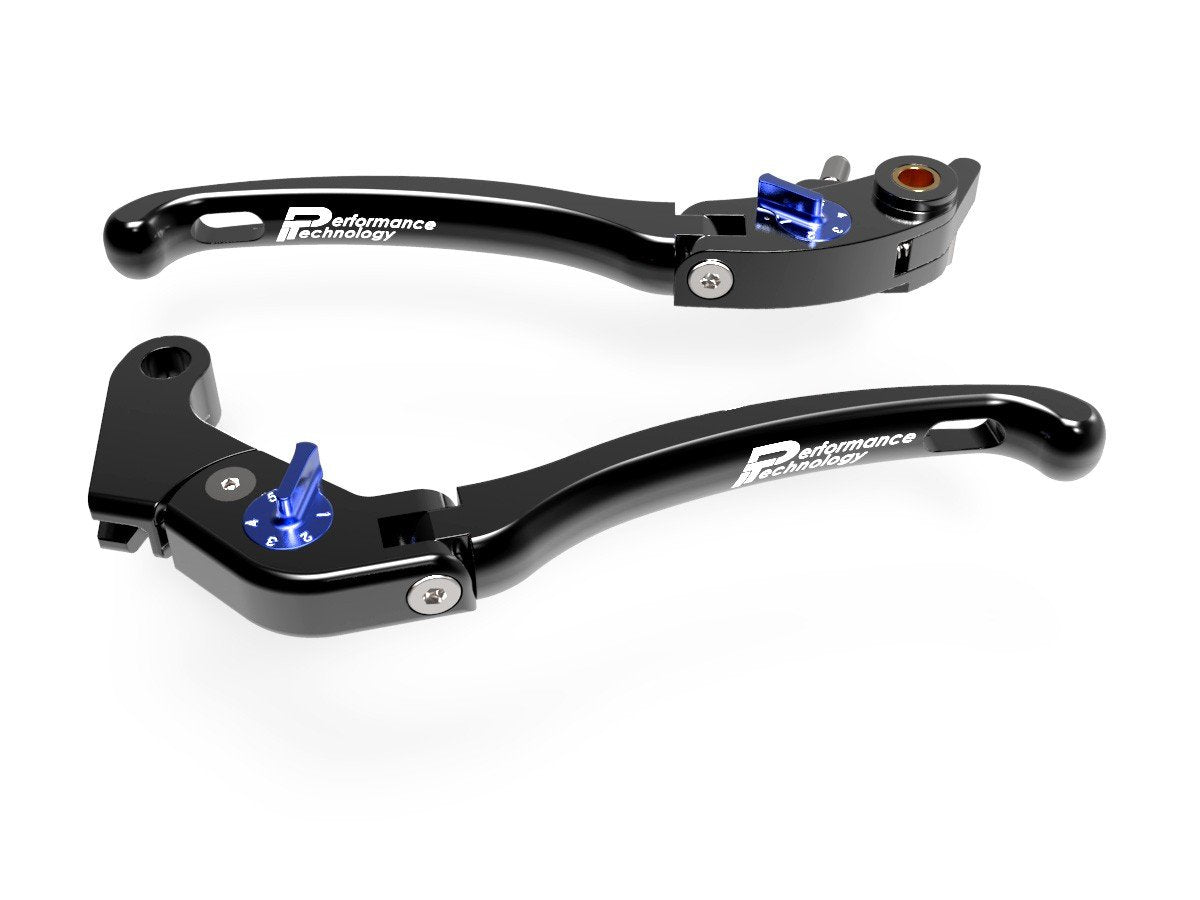 LE06 - PERFORMANCE TECHNOLOGY Aprilia / Yamaha Adjustable Handlebar Levers "Eco GP 1" – Accessories in the Motoraider Motorcycle Aftermarket Accessories and Parts Online Shop