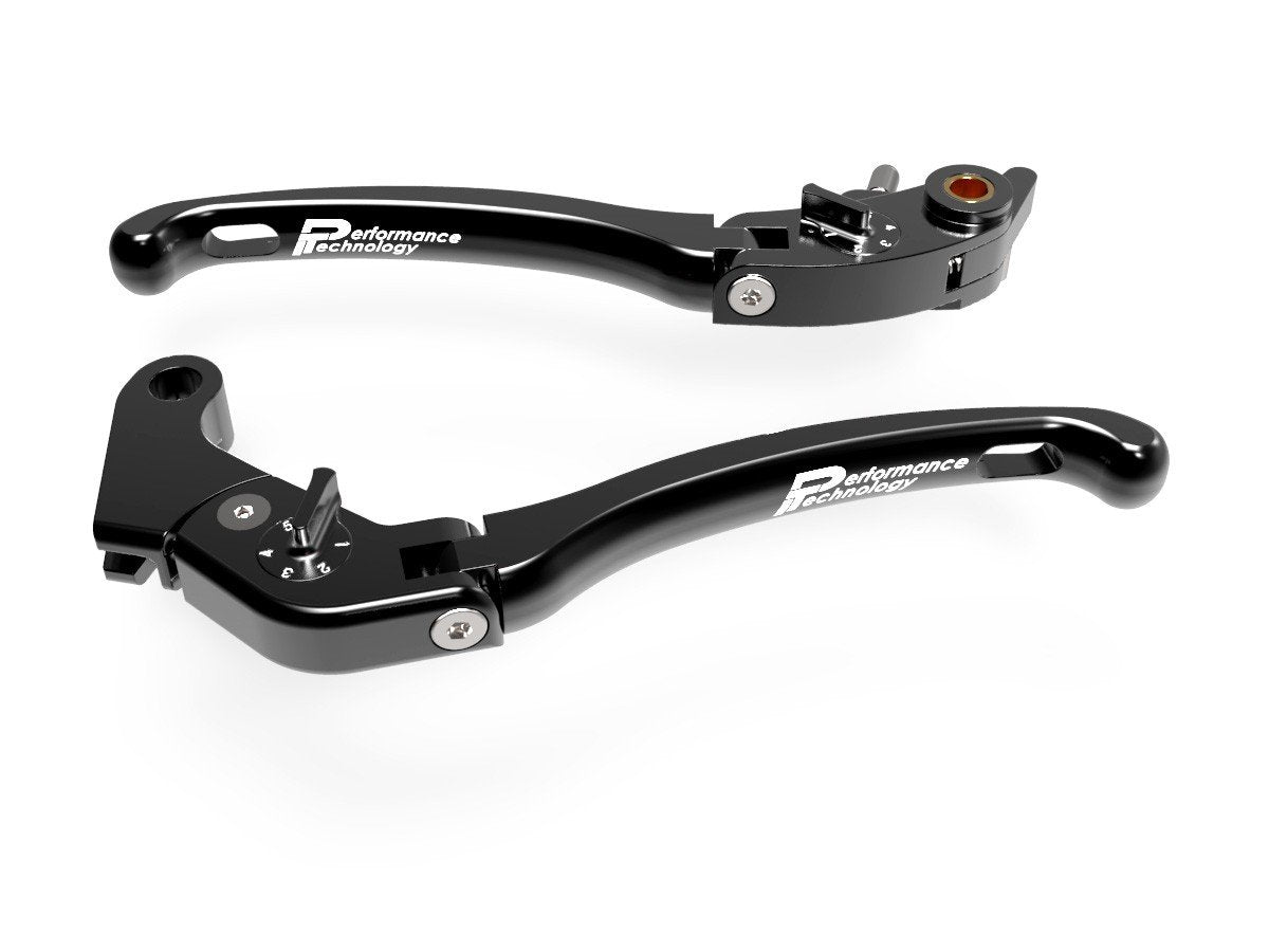 LE06 - PERFORMANCE TECHNOLOGY Aprilia / Yamaha Adjustable Handlebar Levers "Eco GP 1" – Accessories in the Motoraider Motorcycle Aftermarket Accessories and Parts Online Shop