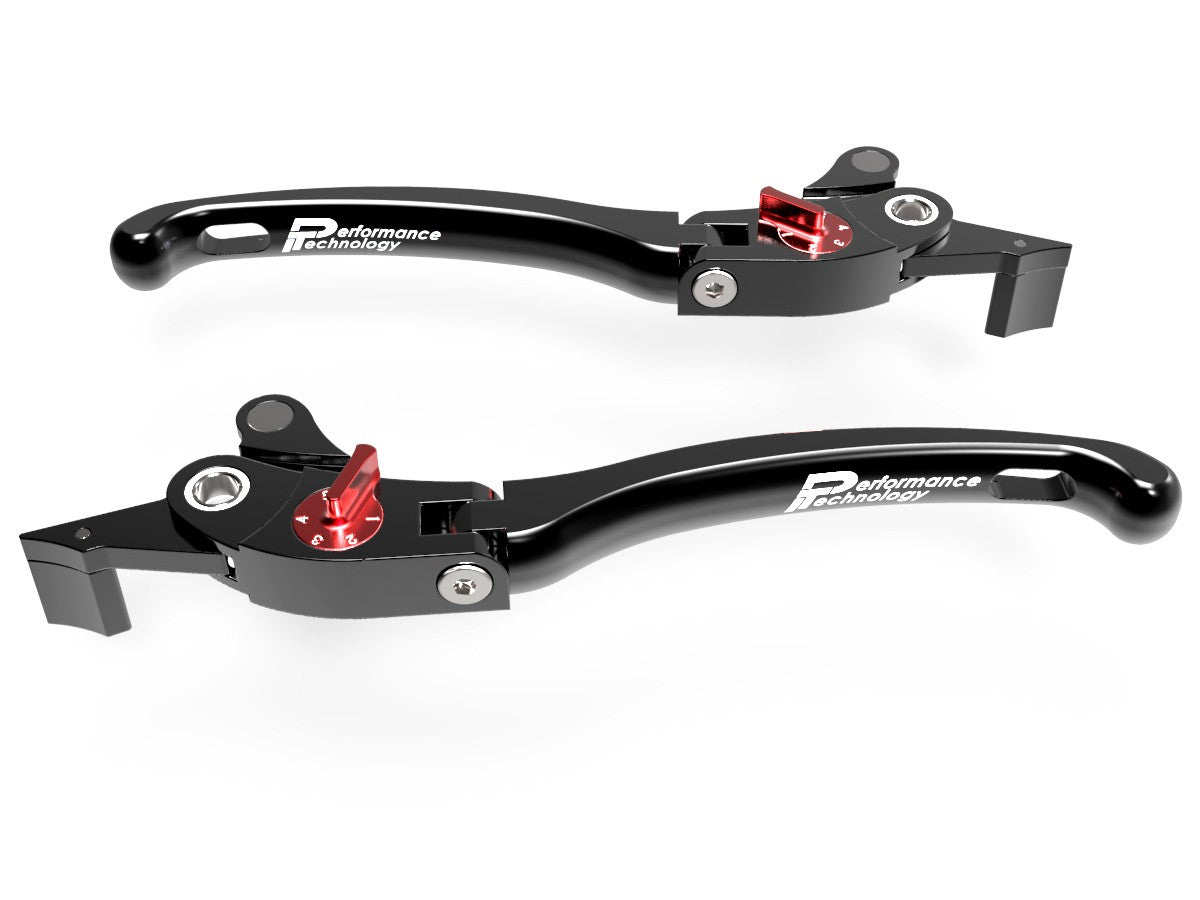 LE07 - PERFORMANCE TECHNOLOGY Yamaha T-MAX Adjustable Handlebar Levers "Eco GP 1" – Accessories in the Motoraider Motorcycle Aftermarket Accessories and Parts Online Shop
