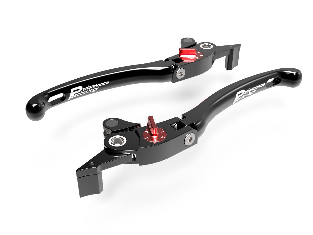LE07 - PERFORMANCE TECHNOLOGY Yamaha T-MAX Adjustable Handlebar Levers "Eco GP 1" – Accessories in the Motoraider Motorcycle Aftermarket Accessories and Parts Online Shop