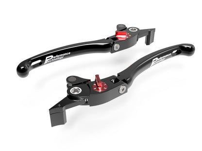 LE07 - PERFORMANCE TECHNOLOGY Yamaha T-MAX Adjustable Handlebar Levers "Eco GP 1" – Accessories in the Motoraider Motorcycle Aftermarket Accessories and Parts Online Shop