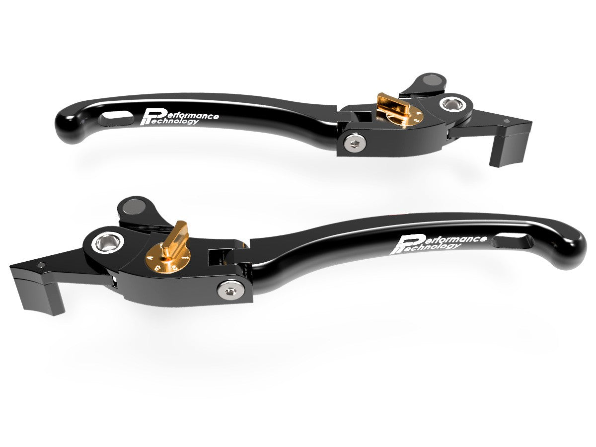 LE07 - PERFORMANCE TECHNOLOGY Yamaha T-MAX Adjustable Handlebar Levers "Eco GP 1" – Accessories in the Motoraider Motorcycle Aftermarket Accessories and Parts Online Shop