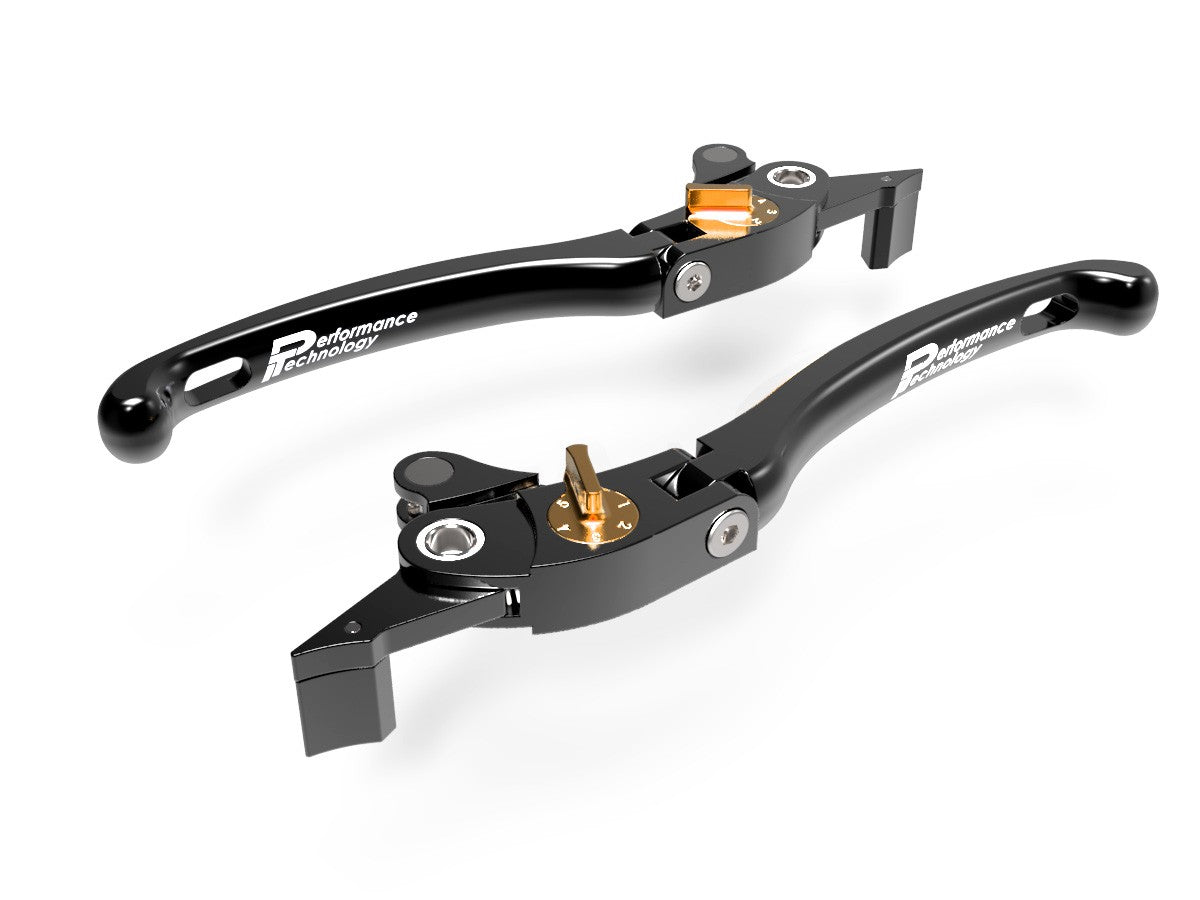 LE07 - PERFORMANCE TECHNOLOGY Yamaha T-MAX Adjustable Handlebar Levers "Eco GP 1" – Accessories in the Motoraider Motorcycle Aftermarket Accessories and Parts Online Shop