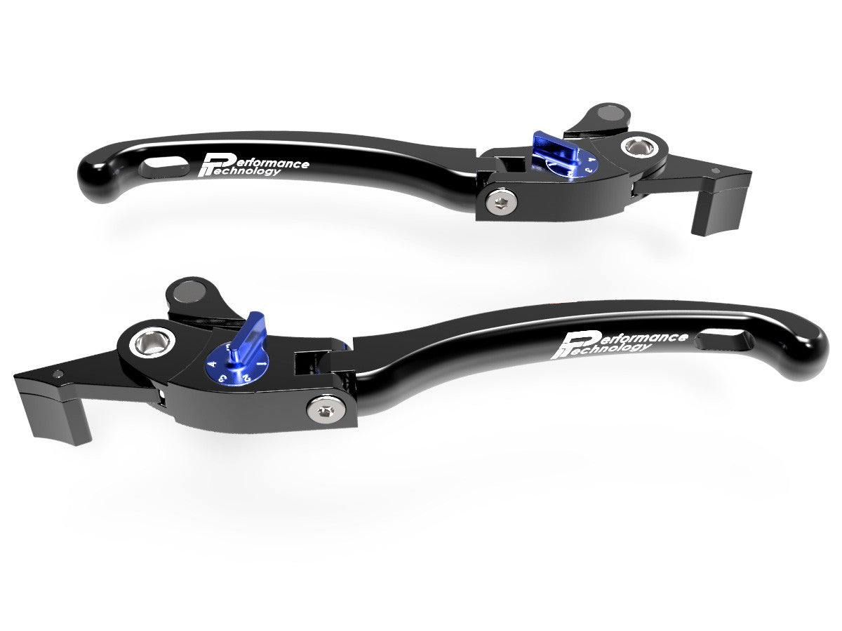 LE07 - PERFORMANCE TECHNOLOGY Yamaha T-MAX Adjustable Handlebar Levers "Eco GP 1" – Accessories in the Motoraider Motorcycle Aftermarket Accessories and Parts Online Shop