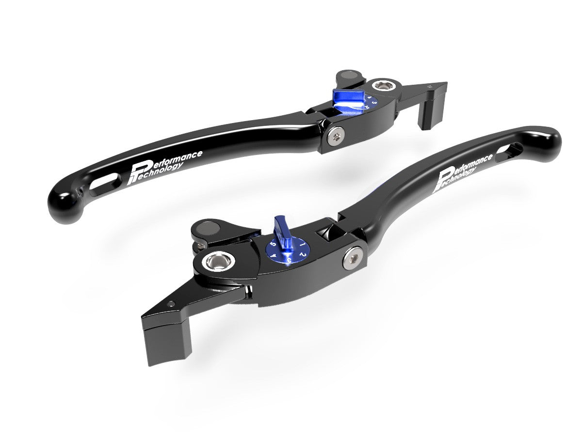 LE07 - PERFORMANCE TECHNOLOGY Yamaha T-MAX Adjustable Handlebar Levers "Eco GP 1" – Accessories in the Motoraider Motorcycle Aftermarket Accessories and Parts Online Shop