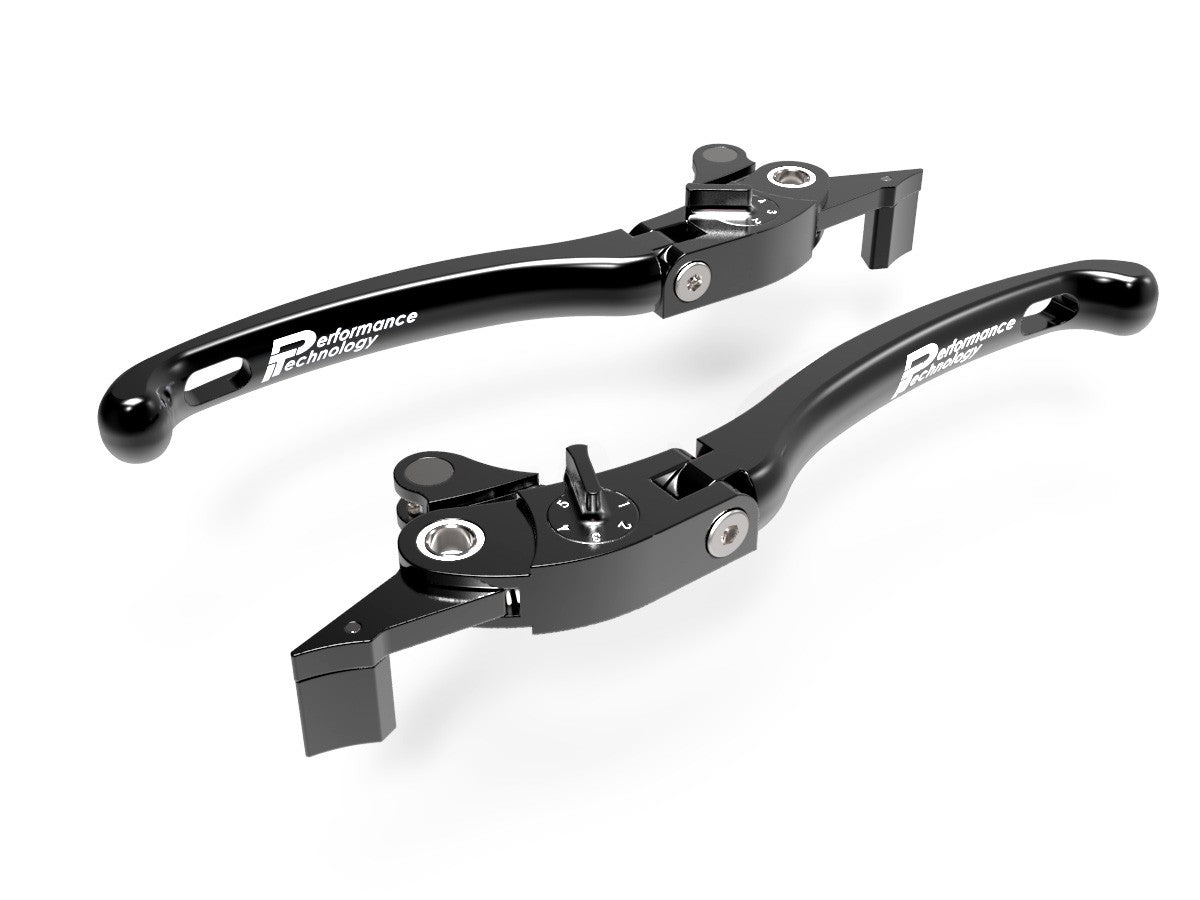LE07 - PERFORMANCE TECHNOLOGY Yamaha T-MAX Adjustable Handlebar Levers "Eco GP 1" – Accessories in the Motoraider Motorcycle Aftermarket Accessories and Parts Online Shop
