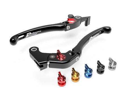 LE08 - PERFORMANCE TECHNOLOGY Yamaha Adjustable Handlebar Levers "Eco GP 1" – Accessories in the Motoraider Motorcycle Aftermarket Accessories and Parts Online Shop