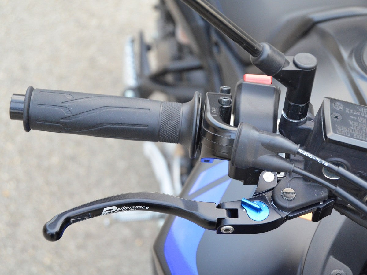 LE08 - PERFORMANCE TECHNOLOGY Yamaha Adjustable Handlebar Levers "Eco GP 1" – Accessories in the Motoraider Motorcycle Aftermarket Accessories and Parts Online Shop