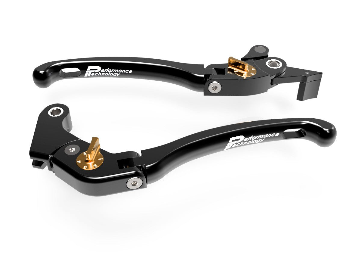 LE08 - PERFORMANCE TECHNOLOGY Yamaha Adjustable Handlebar Levers "Eco GP 1" – Accessories in the Motoraider Motorcycle Aftermarket Accessories and Parts Online Shop