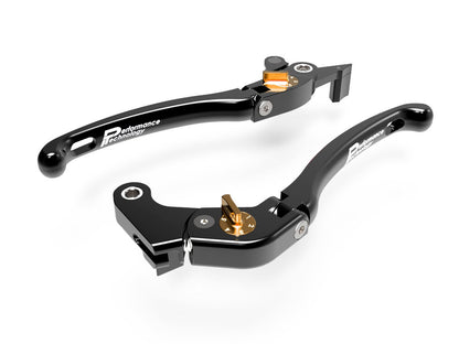 LE08 - PERFORMANCE TECHNOLOGY Yamaha Adjustable Handlebar Levers "Eco GP 1" – Accessories in the Motoraider Motorcycle Aftermarket Accessories and Parts Online Shop