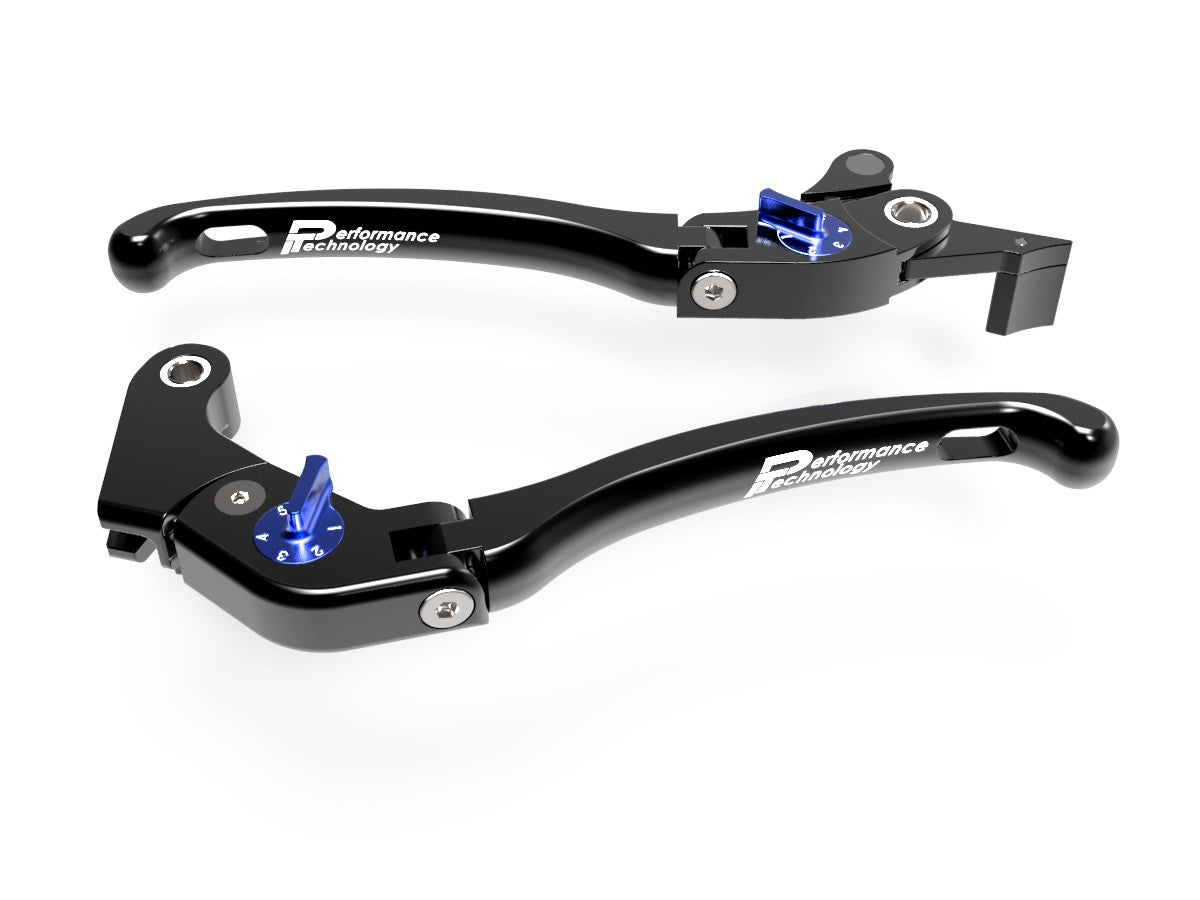 LE08 - PERFORMANCE TECHNOLOGY Yamaha Adjustable Handlebar Levers "Eco GP 1" – Accessories in the Motoraider Motorcycle Aftermarket Accessories and Parts Online Shop