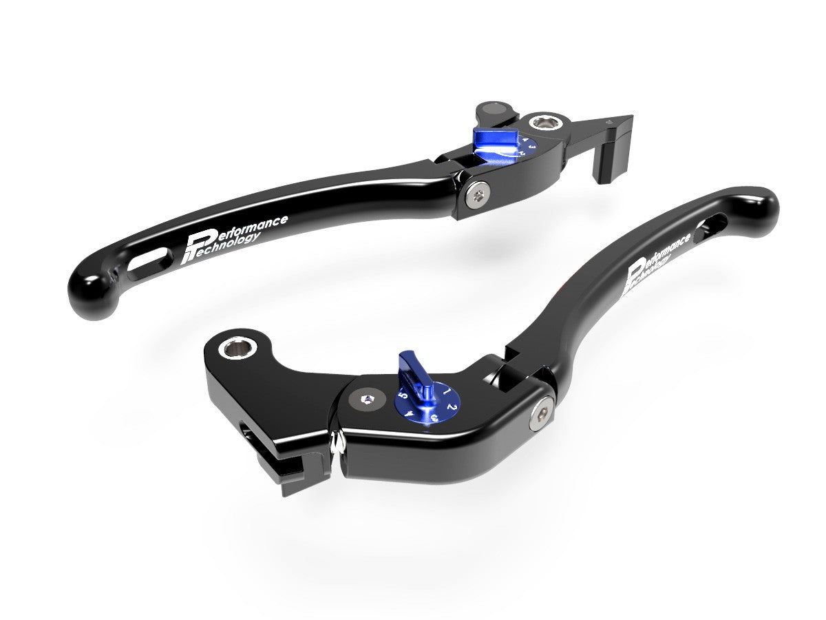 LE08 - PERFORMANCE TECHNOLOGY Yamaha Adjustable Handlebar Levers "Eco GP 1" – Accessories in the Motoraider Motorcycle Aftermarket Accessories and Parts Online Shop
