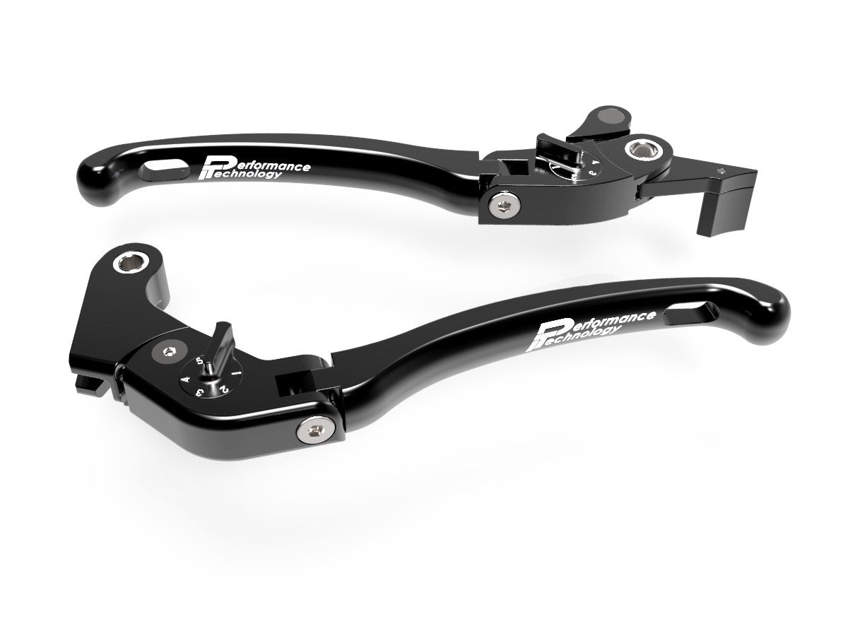 LE08 - PERFORMANCE TECHNOLOGY Yamaha Adjustable Handlebar Levers "Eco GP 1" – Accessories in the Motoraider Motorcycle Aftermarket Accessories and Parts Online Shop