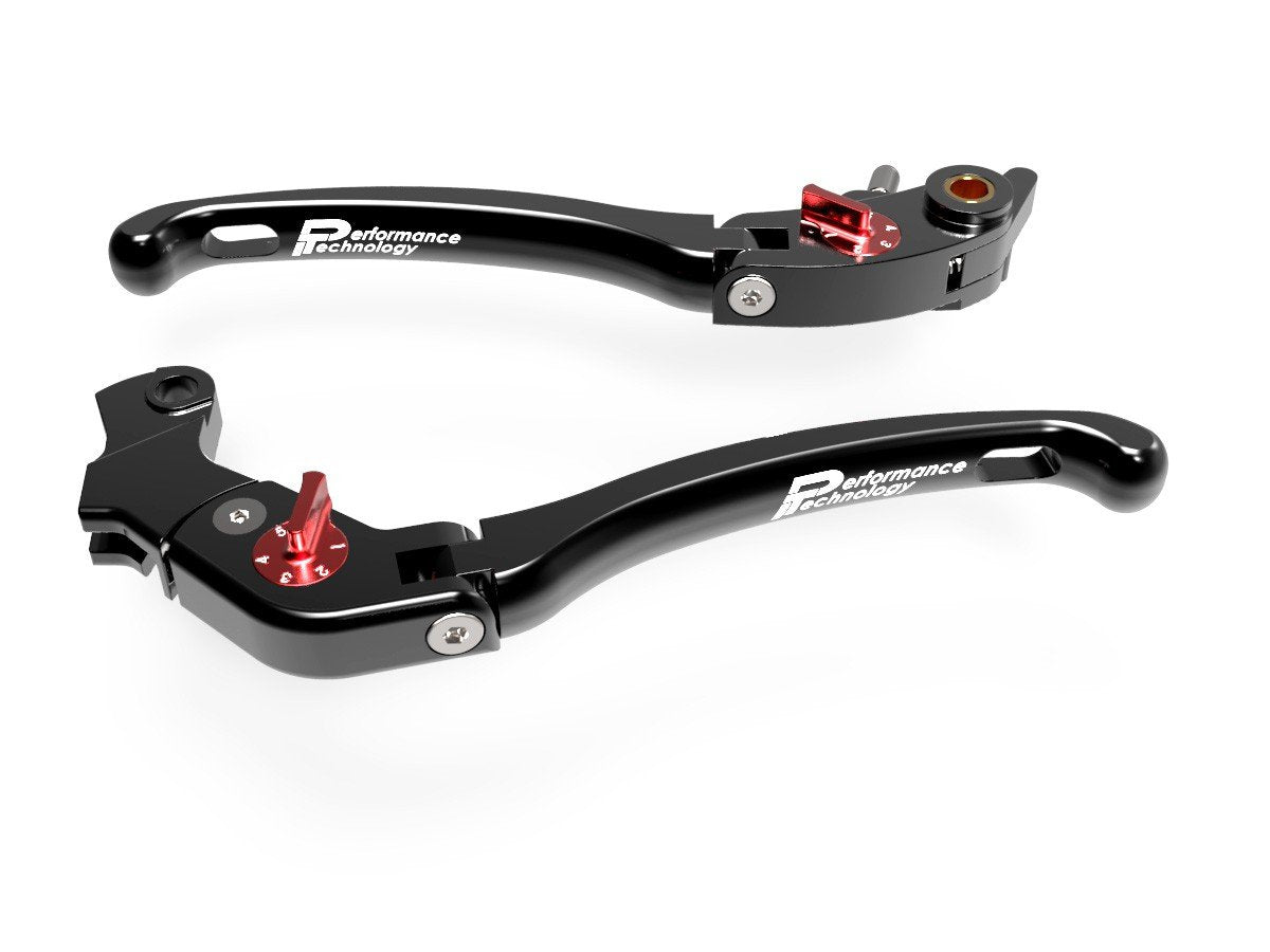 LE09 - PERFORMANCE TECHNOLOGY Ducati Adjustable Handlebar Levers "Eco GP 1" – Accessories in the Motoraider Motorcycle Aftermarket Accessories and Parts Online Shop