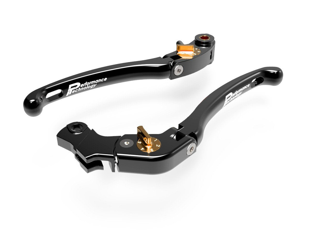 LE09 - PERFORMANCE TECHNOLOGY Ducati Adjustable Handlebar Levers "Eco GP 1" – Accessories in the Motoraider Motorcycle Aftermarket Accessories and Parts Online Shop