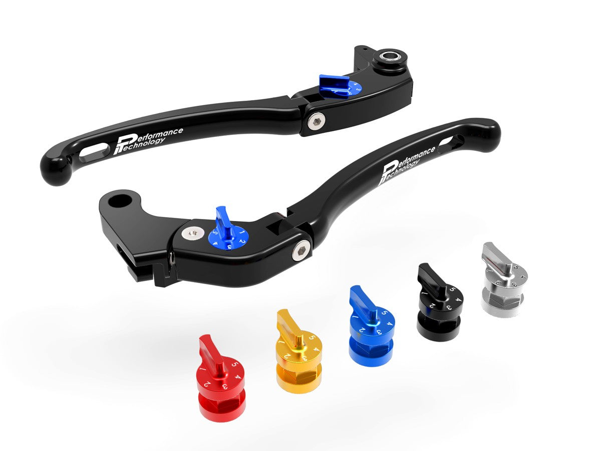 LE11 - PERFORMANCE TECHNOLOGY Yamaha YZF-R1 / YZF-R6 Handlebar Levers "Eco GP 1" (adjustable) – Accessories in the Motoraider Motorcycle Aftermarket Accessories and Parts Online Shop