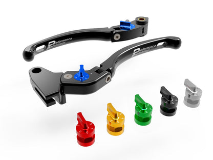 LE14 - PERFORMANCE TECHNOLOGY Triumph Adjustable Handlebar Levers "Eco GP 1" – Accessories in the Motoraider Motorcycle Aftermarket Accessories and Parts Online Shop