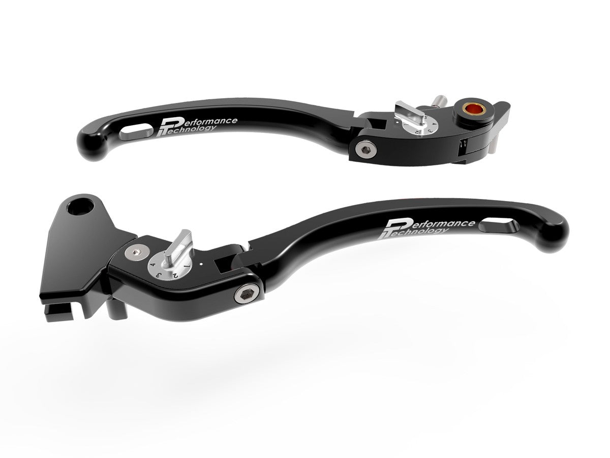 LE14 - PERFORMANCE TECHNOLOGY Triumph Adjustable Handlebar Levers "Eco GP 1" – Accessories in the Motoraider Motorcycle Aftermarket Accessories and Parts Online Shop