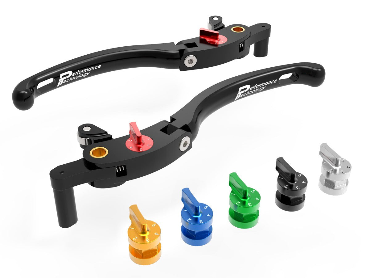 LE15 - PERFORMANCE TECHNOLOGY Honda Adjustable Handlebar Levers "Eco GP 1" – Accessories in the Motoraider Motorcycle Aftermarket Accessories and Parts Online Shop