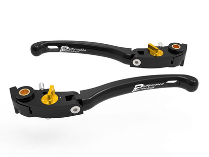 LE16 - PERFORMANCE TECHNOLOGY Ducati / Moto Guzzi / KTM Handlebar Levers "Eco GP 1" (adjustable) – Accessories in the Motoraider Motorcycle Aftermarket Accessories and Parts Online Shop