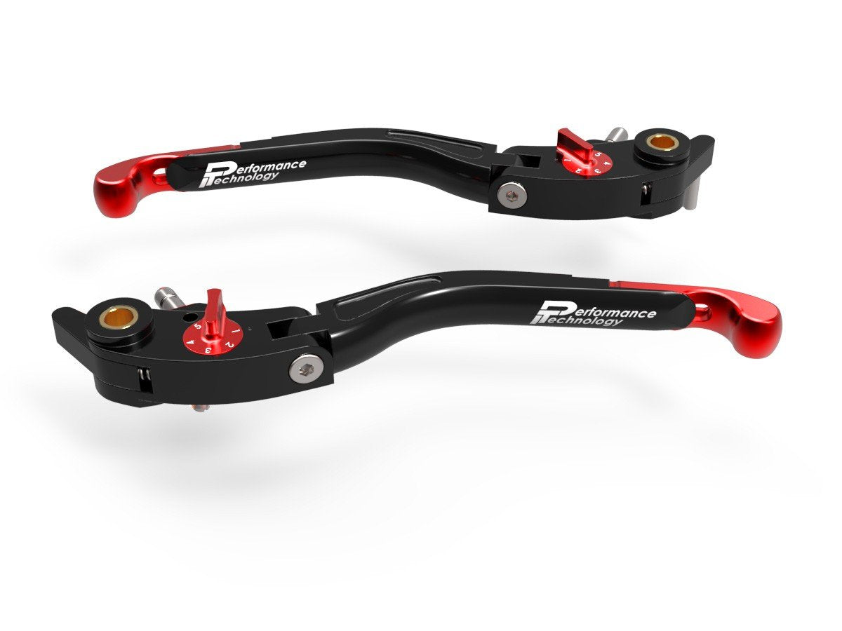LEA01 - PERFORMANCE TECHNOLOGY Ducati / Aprilia Handlebar Levers "Eco GP 2" (adjustable) – Accessories in the Motoraider Motorcycle Aftermarket Accessories and Parts Online Shop