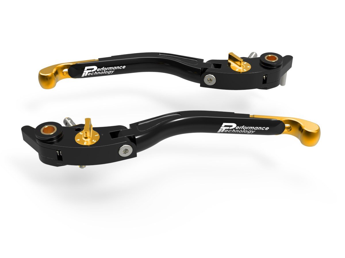 LEA01 - PERFORMANCE TECHNOLOGY Ducati / Aprilia Handlebar Levers "Eco GP 2" (adjustable) – Accessories in the Motoraider Motorcycle Aftermarket Accessories and Parts Online Shop