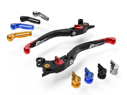 LEA02 - PERFORMANCE TECHNOLOGY Ducati / Aprilia "Eco GP 2" Adjustable Handlebar Levers – Accessories in the Motoraider Motorcycle Aftermarket Accessories and Parts Online Shop