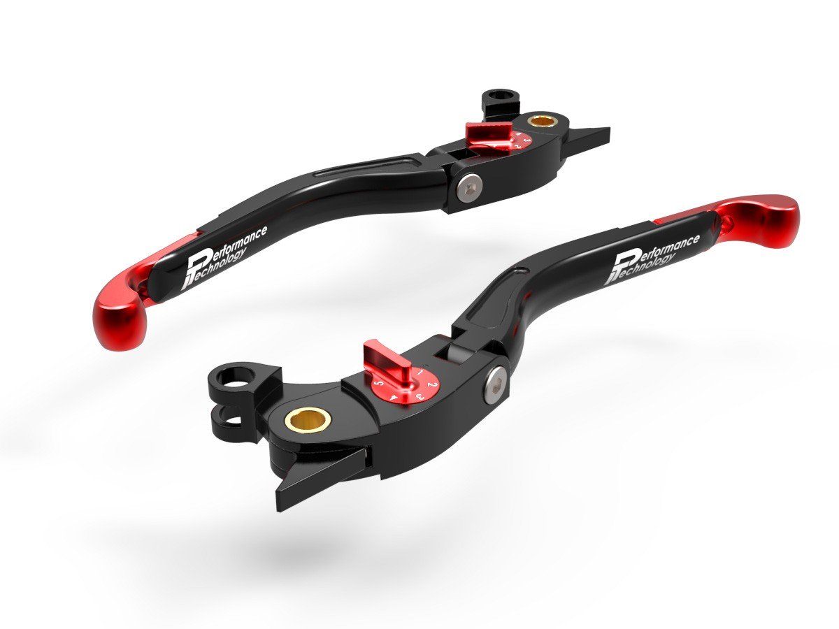 LEA02 - PERFORMANCE TECHNOLOGY Ducati / Aprilia "Eco GP 2" Adjustable Handlebar Levers – Accessories in the Motoraider Motorcycle Aftermarket Accessories and Parts Online Shop