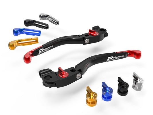 LEA03 - PERFORMANCE TECHNOLOGY Ducati Adjustable Handlebar Levers "Eco GP 2" – Accessories in the Motoraider Motorcycle Aftermarket Accessories and Parts Online Shop