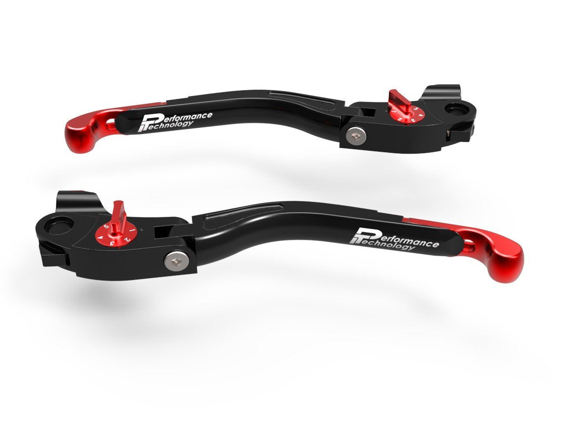 LEA03 - PERFORMANCE TECHNOLOGY Ducati Adjustable Handlebar Levers "Eco GP 2" – Accessories in the Motoraider Motorcycle Aftermarket Accessories and Parts Online Shop