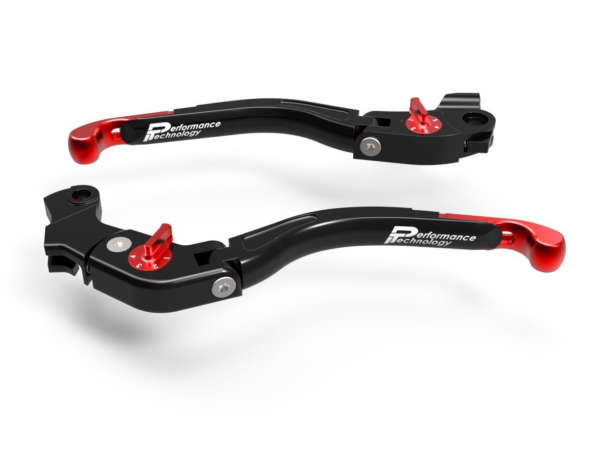 LEA04 - PERFORMANCE TECHNOLOGY Ducati Adjustable Handlebar Levers "Eco GP 2" – Accessories in the Motoraider Motorcycle Aftermarket Accessories and Parts Online Shop