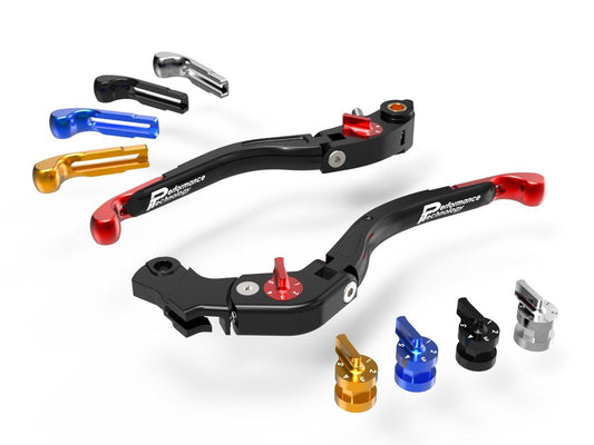 LEA05 - PERFORMANCE TECHNOLOGY Ducati Adjustable Handlebar Levers "Eco GP 2" – Accessories in the Motoraider Motorcycle Aftermarket Accessories and Parts Online Shop